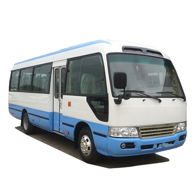 Xe buýt Diesel Coach Coaster 30 chỗ Van Bus 140hp Truyền động bằng tay Tủ lạnh