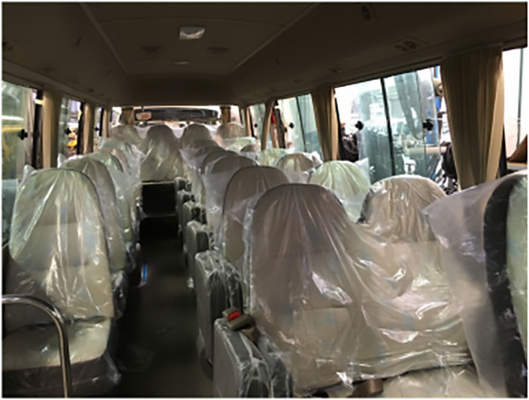 Xe buýt Coaster hộp số tự động Allision 30 chỗ 110km / H Xuất xe Bus 7,7m