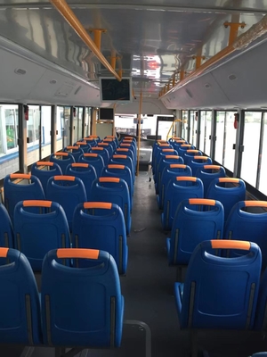 Thêm 57 chỗ Xe buýt Thành phố Xe buýt Diesel Xe buýt Xe buýt Động cơ phía trước Khí thải Euro2