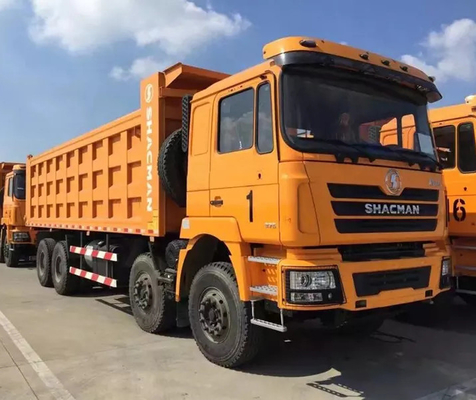 Xe tải hạng nặng Shacman F3000 8x4 Tự đổ Euro 2 Khí thải 380hp 10MT Hệ thống treo thủy lực của cabin
