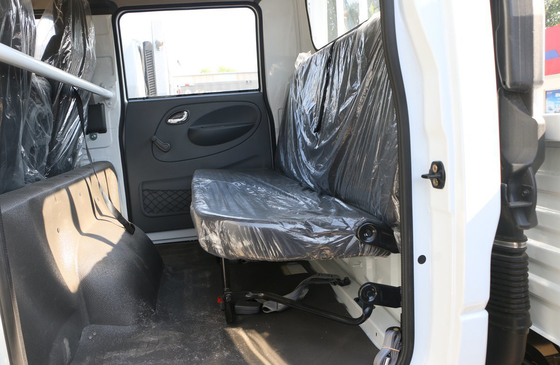Cabin đôi Xe tải nhẹ chở hàng 2 trục Xe tải 6 bánh chở hàng nhẹ Xăng 125HP