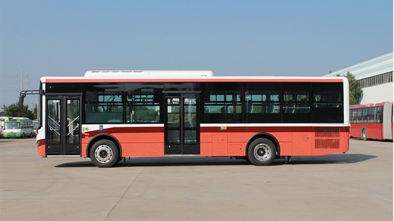 Tay lái bên phải Xe buýt thành phố điện Tầng thấp 10,5m Xe buýt năng lượng mới 24 hành khách