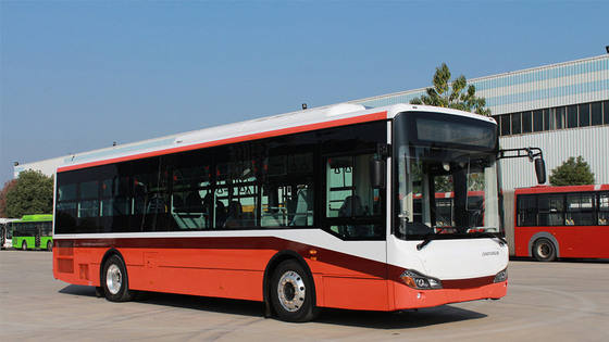 Tay lái bên phải Xe buýt thành phố điện Tầng thấp 10,5m Xe buýt năng lượng mới 24 hành khách