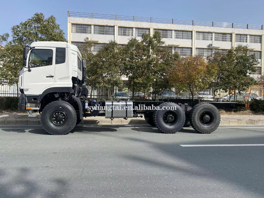 Xe tải dẫn động 6 bánh SKD Công suất diesel 330hp Xe tải địa hình 6x6 Khung gầm 25Ton