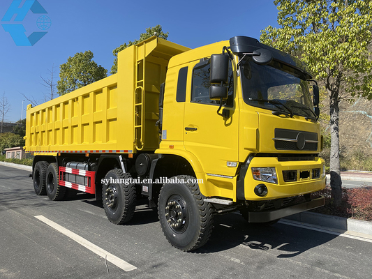 Khai thác Xe tải tự đổ hạng nặng Vận chuyển khai thác Xe tải tự đổ 50 tấn Động cơ Diesel 12 bánh 8x4