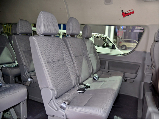 HIACE Xe buýt nhỏ 18 chỗ Xe buýt điện công cộng thuần túy Hành khách Dịch vụ đưa đón thành phố