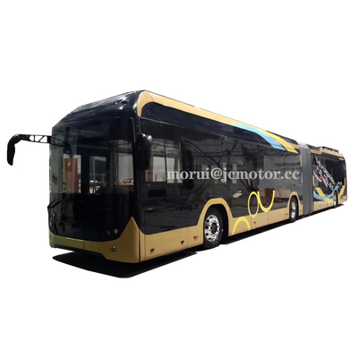 Xe buýt thành phố điện 18m FCEV 55 chỗ ngồi BRT nối đầy tải 350km Range mileage