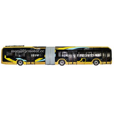 Xe buýt thành phố điện 18m FCEV 55 chỗ ngồi BRT nối đầy tải 350km Range mileage