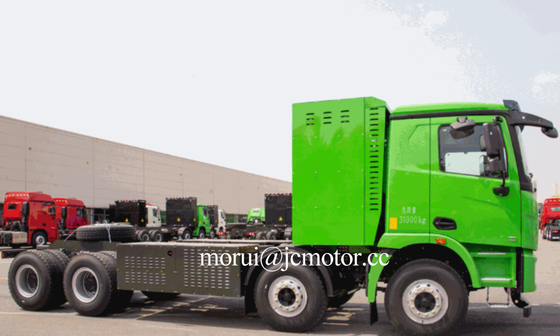 FCEV Năng lượng mới Hydrogen xe tải điện 12 bánh 8x4 31Ton Dặm 350km cho mỏ than