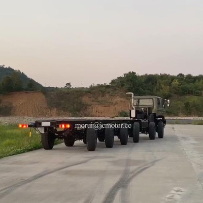 Quân đội 12 bánh xe toàn động cơ sáu trục xe tải ngoài đường khung gầm 12x12 Transporter Erector Launcher