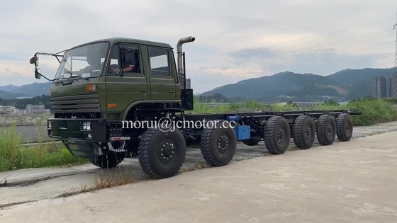 Quân đội 12 bánh xe toàn động cơ sáu trục xe tải ngoài đường khung gầm 12x12 Transporter Erector Launcher