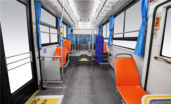 Xe buýt công cộng điện 7m ZEV 22 chỗ ngồi đầy tải 250km Xe buýt chở nhân viên