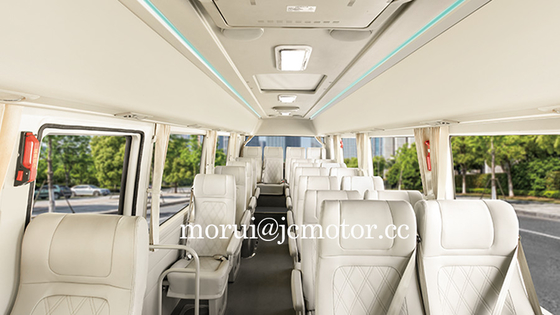 Customized OEM 7m BEV Electric Coaster Bus Group đi lại với tải đầy đủ 200km