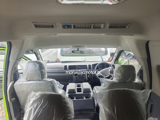 Tùy chỉnh Antigua và Barbuda RHD xe buýt nhỏ thành phố điện HIACE Mô hình 18 chỗ ngồi 300km Range Mileage