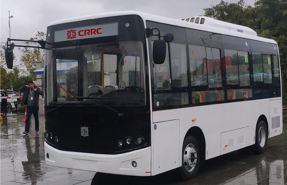 6,5 mét Xe buýt thành phố chạy điện hoàn toàn 16 chỗ Chiều dài cơ sở 3300mm Màu tùy chỉnh