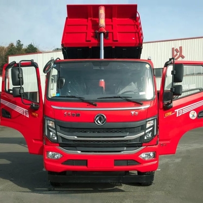 GVW 165HP Xe tải động cơ diesel Xe tải tự đổ 4x2 18 tấn Chiều dài cơ sở 3550mm