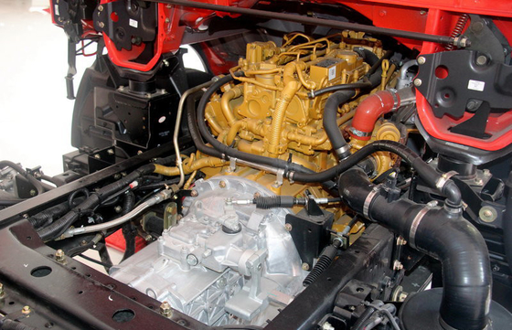 GVW 6 - 12T Diesel Xe tải chở hàng màu đỏ YUCHAI Hướng dẫn sử dụng động cơ Hộp số 6MT
