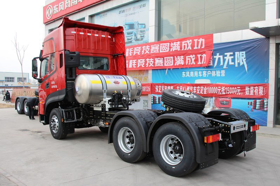 Xe đầu kéo hạng nặng LNG 6x4 470hp Khối lượng kéo 39,5 tấn Vận chuyển hậu cần