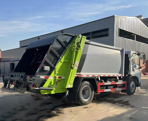Xe tải vệ sinh đô thị diesel 4x2 Thùng rác 8Cbm Bộ thu gom rác thải