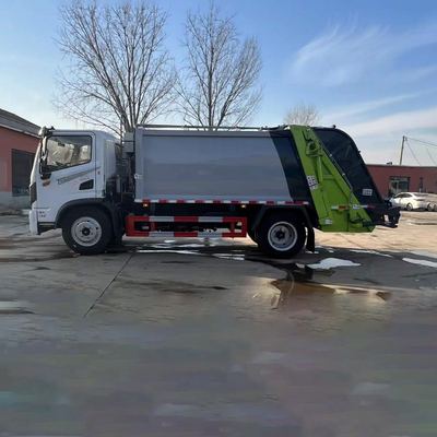 Xe tải vệ sinh đô thị diesel 4x2 Thùng rác 8Cbm Bộ thu gom rác thải