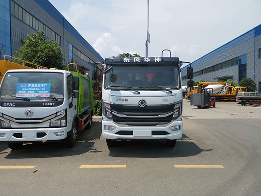 Xe tải vệ sinh đô thị diesel 4x2 Thùng rác 8Cbm Bộ thu gom rác thải