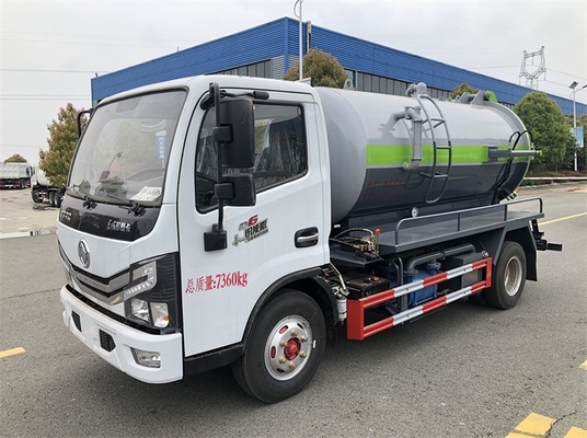 Máy hút chân không nước thải DONGFENG nhỏ 6MT Động cơ diesel 4,7 Cbm
