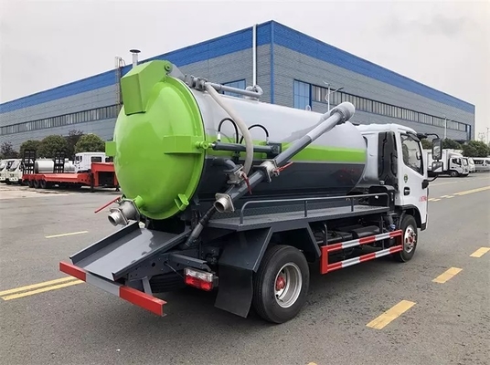 Máy hút chân không nước thải DONGFENG nhỏ 6MT Động cơ diesel 4,7 Cbm