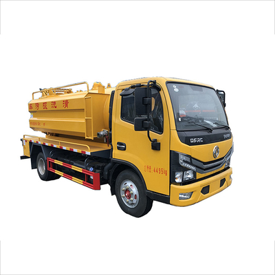 Chiều dài cơ sở 3308mm Xe tải vệ sinh thành phố 6MT Xe hút nước thải chân không