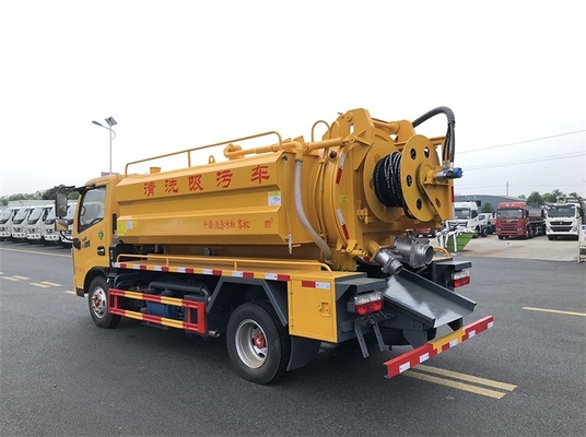 Chiều dài cơ sở 3308mm Xe tải vệ sinh thành phố 6MT Xe hút nước thải chân không