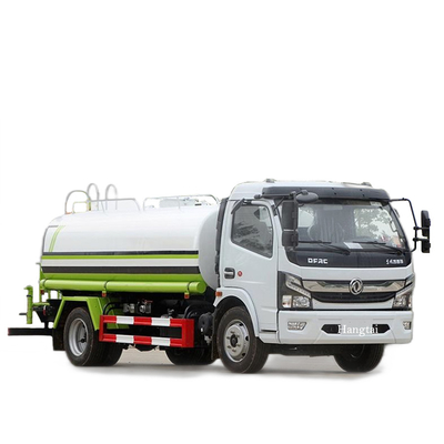 9 Cbm Rắc nước nhẹ Xe tải 4x2 bánh xe chạy bằng động cơ Diesel Tay lái trái