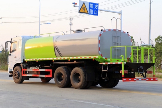 Xe tưới nước đường trục đôi phía sau Xe tải hạng nặng 6x4 16 Cbm 14470kg Xe tăng