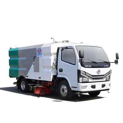 Xe tải vệ sinh thành phố Diesel 4x2 130 HP Chiều dài cơ sở 3300mm Xe tải quét đường phố