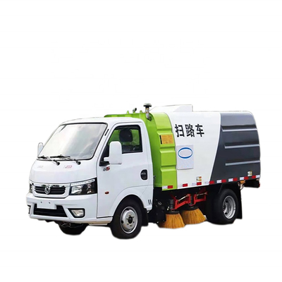 Xe tải vệ sinh đô thị 4x2 bánh xe Công suất xăng 113hp Máy quét đường mini