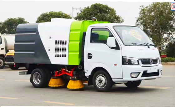 Xe tải vệ sinh đô thị 4x2 bánh xe Công suất xăng 113hp Máy quét đường mini