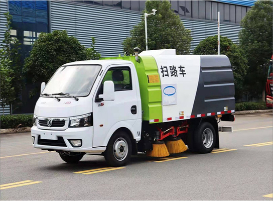 Xe tải vệ sinh đô thị 4x2 bánh xe Công suất xăng 113hp Máy quét đường mini