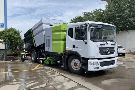 Làm sạch Máy quét rác Xe tải Vệ sinh Đô thị Động cơ Diesel 4x2 8m 200 HP