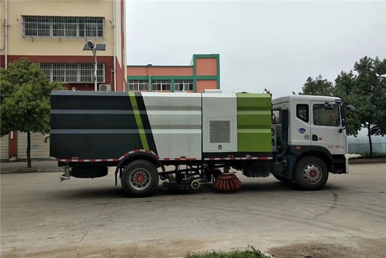 Làm sạch Máy quét rác Xe tải Vệ sinh Đô thị Động cơ Diesel 4x2 8m 200 HP