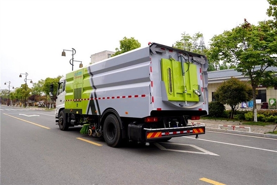 Xe tải vệ sinh thành phố 16 CBM Chiều dài cơ sở 5000mm Xe quét dọn dẹp 210 HP
