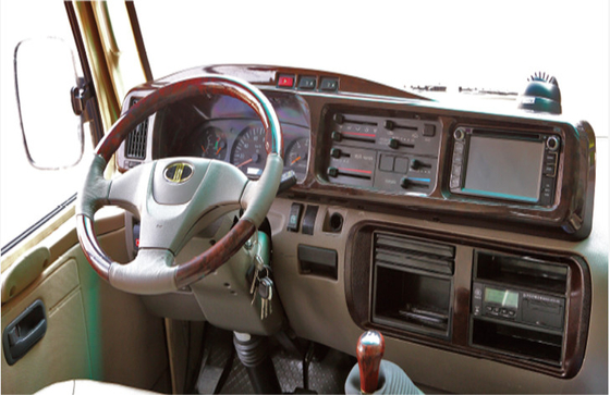 Cửa điện Coaster Xe buýt 7M Business Diesel 10-23 chỗ Xe buýt thành phố sang trọng