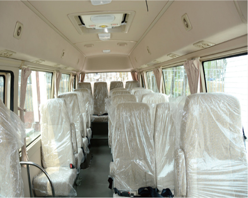 Cửa điện Coaster Xe buýt 7M Business Diesel 10-23 chỗ Xe buýt thành phố sang trọng