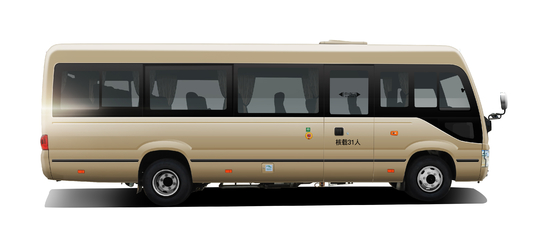 Euro 2 4 5 6 Xe buýt Diesel Xe buýt Đi lại 154 HP 4400mm Hộp số tay