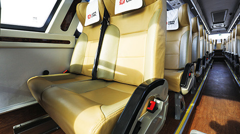 Xe buýt sang trọng khí thải Euro 3 Xe buýt Diesel 24 - 54 Chỗ ngồi 12m