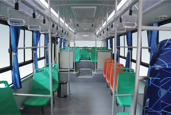 28 chỗ ngồi Xe buýt vận tải thành phố chạy điện thuần túy 8 mét lái trái với điều hòa nhiệt độ