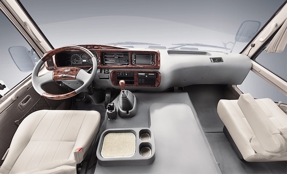 10 - 28 Ghế da Xe buýt nhỏ Diesel 7m 148hp Power Coaster
