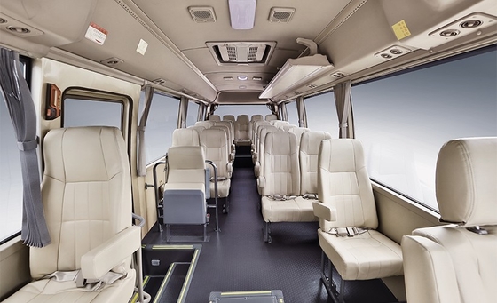 10 - 28 Ghế da Xe buýt nhỏ Diesel 7m 148hp Power Coaster