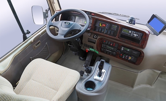 Số dặm 375km Xe buýt điện thuần túy Chỉ đạo trái EV Xe buýt sang trọng xe buýt