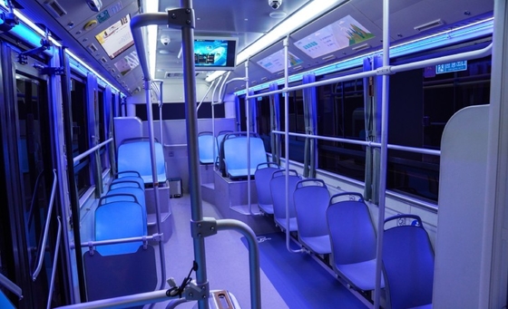 An toàn giao thông Xe buýt điện công cộng hạng sang 27 chỗ Số dặm bay 317km 69 Km / H