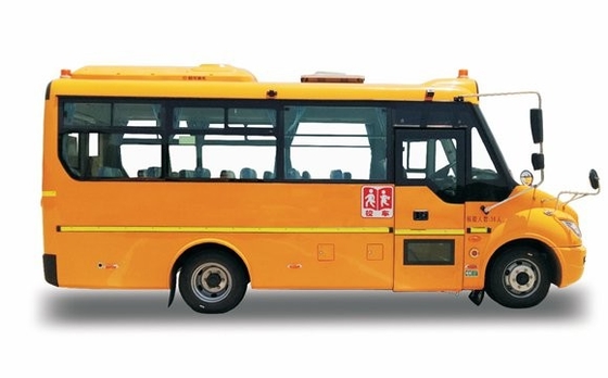 6,5m 80km / h Xe buýt đưa đón màu vàng học đường 24 - 32 chỗ Công suất diesel 115hp