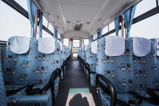 6,5m 80km / h Xe buýt đưa đón màu vàng học đường 24 - 32 chỗ Công suất diesel 115hp