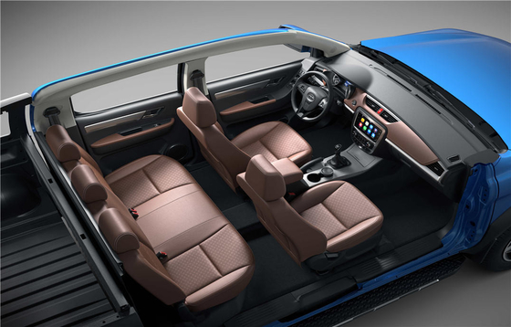 Xe bán tải điện năng lượng mới DC 110kw 4x2 800kg Tải trọng Mileage 300 - 400KM